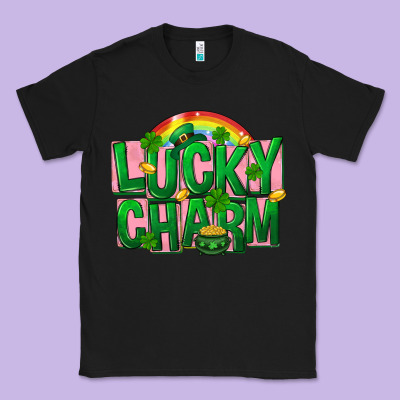 St. Patrick's Day Lucky Charm Classic Tee Designed By Fadigitalartstudio