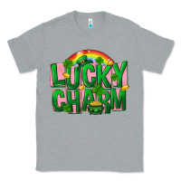 Heather Grey St. Patrick's Day lucky charm Classic Tee - FaDigitalArtStudio