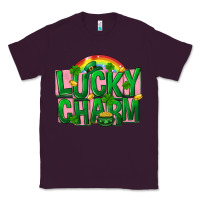 Plum St. Patrick's Day lucky charm Classic Tee - FaDigitalArtStudio