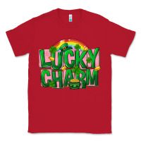 Red St. Patrick's Day lucky charm Classic Tee - FaDigitalArtStudio