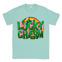 Seafoam St. Patrick's Day lucky charm Classic Tee - FaDigitalArtStudio
