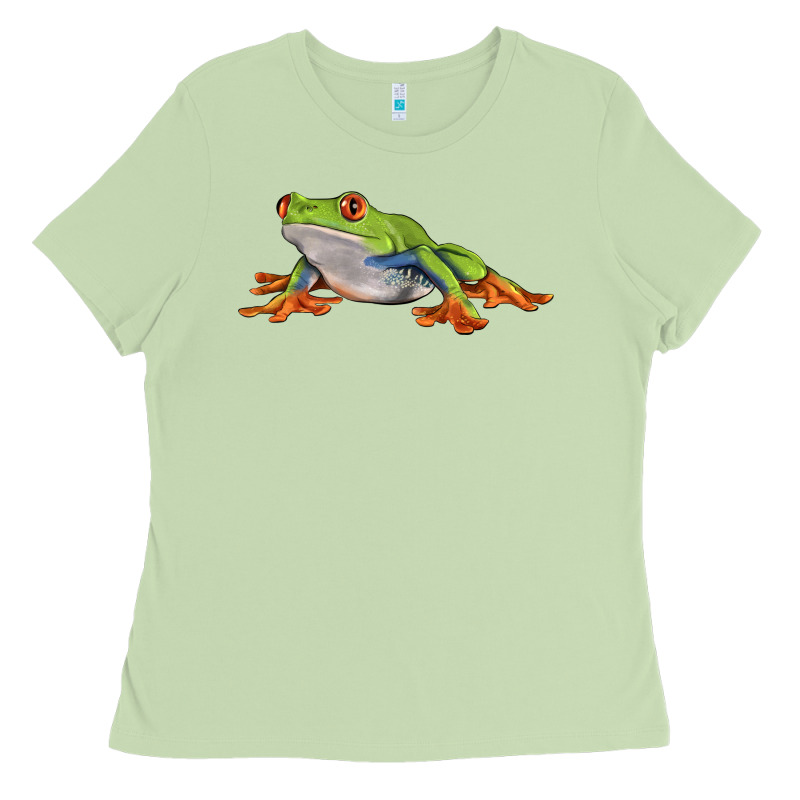 Red Eyed Tree Frog Ladies Tee by LillyAllenDesigns | Teevron
