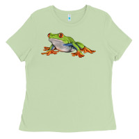 Matcha red eyed tree frog Ladies Tee - LillyAllenDesigns