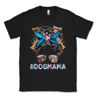 Black dog mama messy bun Classic Tee - BarkalooDesign