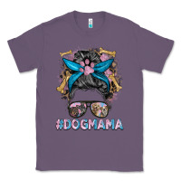Lavender dog mama messy bun Classic Tee - BarkalooDesign