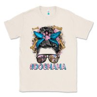Natural dog mama messy bun Classic Tee - BarkalooDesign