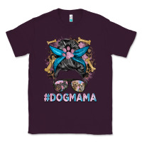 Plum dog mama messy bun Classic Tee - BarkalooDesign