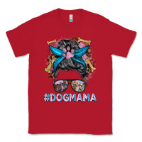 Red dog mama messy bun Classic Tee - BarkalooDesign