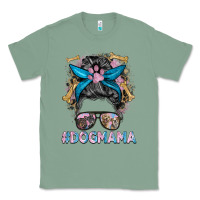Sage dog mama messy bun Classic Tee - BarkalooDesign