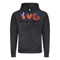 Vintage Black peace love america Vintage Hoodie - BarkalooDesign