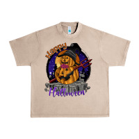 French Oak Happy Halloween Urban Heavy Tee - SublimationCraftShop