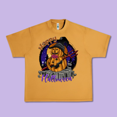 Happy Halloween Urban Heavy Tee Designed By Sublimationcraftshop