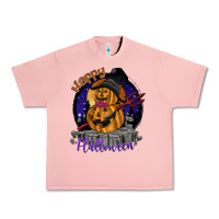 Salmon Happy Halloween Urban Heavy Tee - SublimationCraftShop