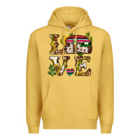 Antique Gold love caravan Premium Hoodie - BarkalooDesign