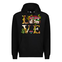 Black love caravan Premium Hoodie - BarkalooDesign