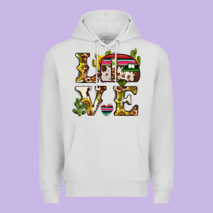 Love Caravan Premium Hoodie Designed By Barkaloodesign