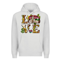 Dove Grey love caravan Premium Hoodie - BarkalooDesign