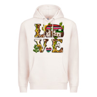 Pale Pink love caravan Premium Hoodie - BarkalooDesign