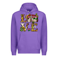 Purple love caravan Premium Hoodie - BarkalooDesign