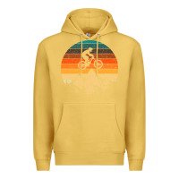 Antique Gold mountainbike downhill retro vintage gift   mountain bike Premium Hoodie - DesigneFamous