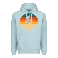 Blue Mist mountainbike downhill retro vintage gift   mountain bike Premium Hoodie - DesigneFamous