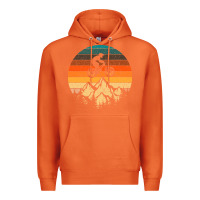 Carrot mountainbike downhill retro vintage gift   mountain bike Premium Hoodie - DesigneFamous