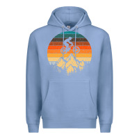 Colony Blue mountainbike downhill retro vintage gift   mountain bike Premium Hoodie - DesigneFamous