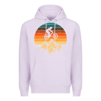 Lilac mountainbike downhill retro vintage gift   mountain bike Premium Hoodie - DesigneFamous