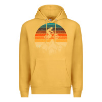 Mustard mountainbike downhill retro vintage gift   mountain bike Premium Hoodie - DesigneFamous