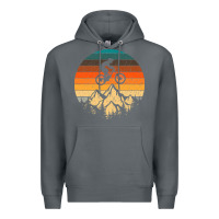 Rock mountainbike downhill retro vintage gift   mountain bike Premium Hoodie - DesigneFamous