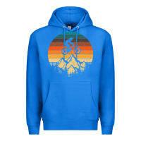 True Royal mountainbike downhill retro vintage gift   mountain bike Premium Hoodie - DesigneFamous