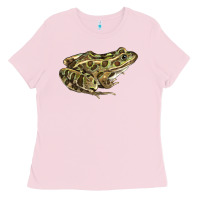 Bubblegum Pink northern leopard frog Ladies Tee - LillyAllenDesigns