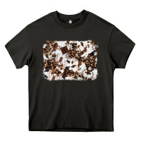 Asphalt cowhide leopard background Heavy Core Tee - RanaPortraitStore