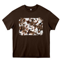 Cowhide Leopard Background Heavy Core Tee | Teevron