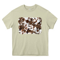 Mossy cowhide leopard background Heavy Core Tee - RanaPortraitStore