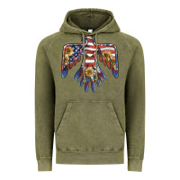 Vintage Olive thunderbird usa Vintage Hoodie - BarkalooDesign