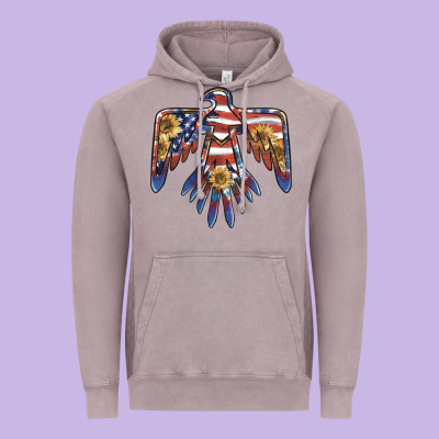 Thunderbird Usa Vintage Hoodie Designed By Barkaloodesign