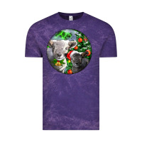 Cloud Purple christmas southdown baby sheeps Vintage Tee - LillyAllenDesigns
