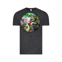 Vintage Black christmas southdown baby sheeps Vintage Tee - LillyAllenDesigns