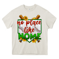 Cream no place like home baseball Heavy Core Tee - BundleAndBundleShop