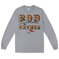 Heather Grey rod father Long Sleeve Tee - Artiststas