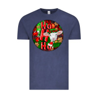 Vintage Denim ho ho ho merino wool baby sheep Vintage Tee - LillyAllenDesigns