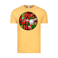 Vintage Mustard ho ho ho merino wool baby sheep Vintage Tee - LillyAllenDesigns