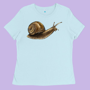 Snail Ladies Tee Designed By Lillyallendesigns