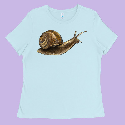 Snail Ladies Tee Designed By Lillyallendesigns