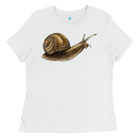 White snail Ladies Tee - LillyAllenDesigns