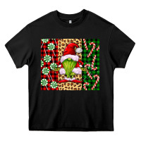 Black green christmas gnome Heavy Core Tee - FaDigitalArtStudio