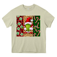 Mossy green christmas gnome Heavy Core Tee - FaDigitalArtStudio