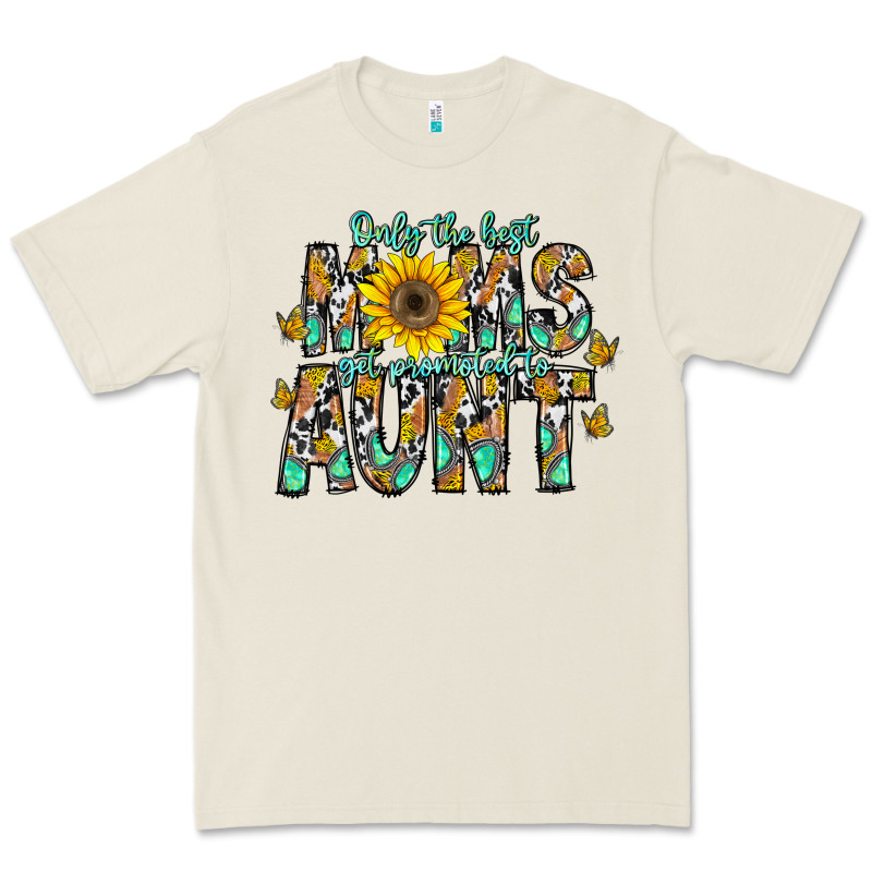 Only The Best Moms Get Promoted To Aunt Premium Tee by CowhideDigitalArt | Teevron