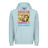 Blue Mist socialism Premium Hoodie - DesigneFamous